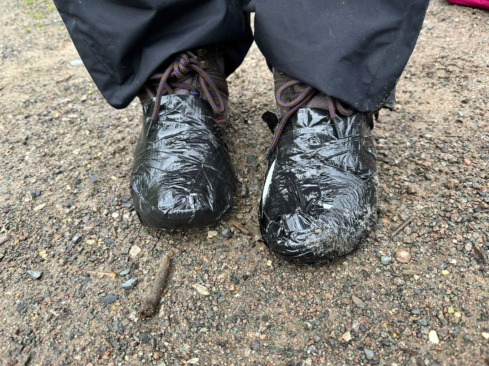 On boots and duct tape